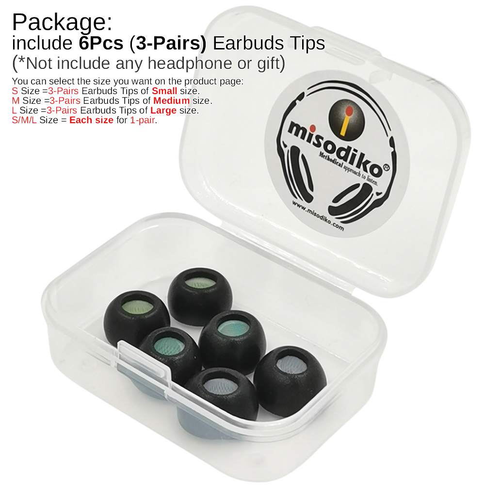 misodiko Verbesserte ovale Mem – Earphone Foam Tip Bewertung und Preis